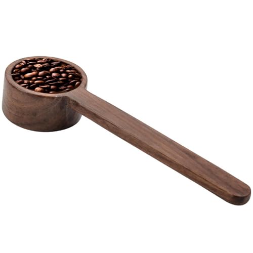 Kaffeelöffel Aus Holz in Walnuss - Messlöffel-Set Woody | Kaffee Messlöffel Löffel | Messlöffels Aus Holz Für Kaffeebohnen Kaffeeportionierer Für Gemahlenen Kaffee Küchenzubehör von Generisch