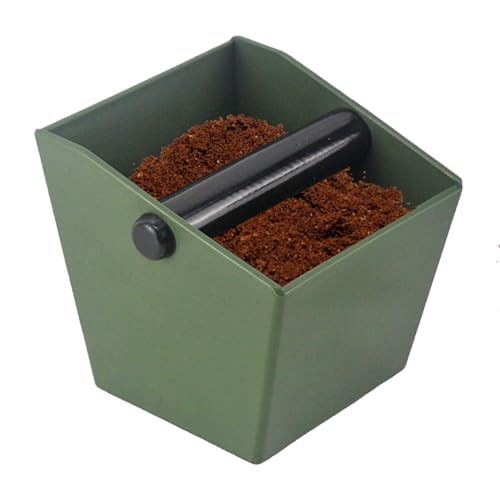 Kaffeesatzbox - -Mülleimer, Kaffeesatzbehälter | Klopfbox mit robustem Deckel, kompakter Espressobehälter, Bodenentsorgungsbehälter, Heimküche und professionelle Baristas von Generisch