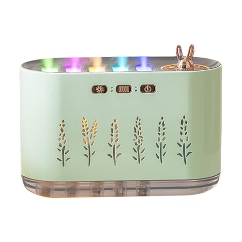 Kalter Luftbefeuchter für Schlafzimmer, Aroma-Diffusor mit 7 bunten Lichtern, ideal für Kinderzimmer und Heimdekoration Kalter Luftbefeuchter für Schlafzimmer, Aroma-Diffusor mit 7 bunten Lichtern, ideal für Kinderzimmer und Heimdekoration von Generisch