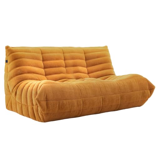 Kaminstuhl – Weicher Wildleder-Loungesessel mit voller Schwammkompression, knochenlose Couch & faules Bodensofa für Wohnzimmer & Schlafzimmer, Doppelsitz-Sitzsack-Sofa Kaminstuhl – Weicher Wildleder-Loungesessel mit voller Schwammkompression, knochenlose Couch & faules Bodensofa für Wohnzimmer & Schlafzimmer, Doppelsitz-Sitzsack-Sofa von Generisch