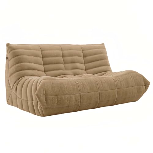 Kaminstuhl – weicher Wildleder-Loungesessel mit voller Schwammkompression, gemütliches Bodensofa ohne Knochen, Doppelsitz-Sitzsack, Couch für Wohnzimmer und Schlafzimmer, Entspannung Kaminstuhl – weicher Wildleder-Loungesessel mit voller Schwammkompression, gemütliches Bodensofa ohne Knochen, Doppelsitz-Sitzsack, Couch für Wohnzimmer und Schlafzimmer, Entspannung von Generisch