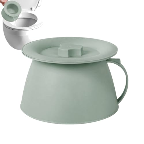 Kammertopf, Uriniereimer, Nachttisch, Toiletteneimer mit Deckel, tragbarer WC-Eimer, Kunststoffeimer mit Griffen für Zelt, Badezimmer, ältere Menschen, Männer, Frauen, Erwachsene Kammertopf, Uriniereimer, Nachttisch, Toiletteneimer mit Deckel, tragbarer WC-Eimer, Kunststoffeimer mit Griffen für Zelt, Badezimmer, ältere Menschen, Männer, Frauen, Erwachsene von Generisch