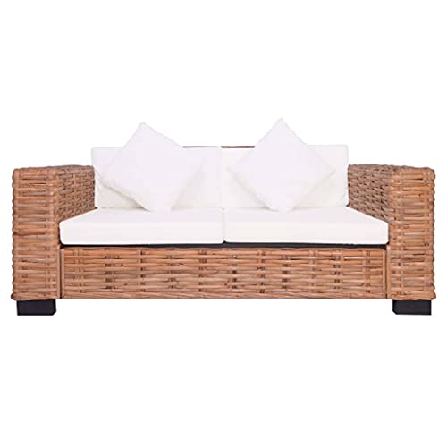 Kangqiling 276283 Gartenmöbel-Set mit Kissen, 2 Stück aus Rattan von Generisch