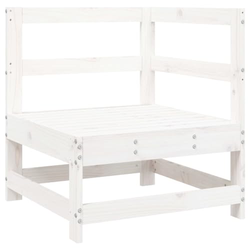 Kangqiling 825472 Ecksofa für den Garten aus massivem Kiefernholz von Generisch