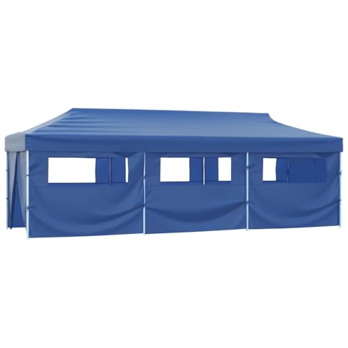 Kangqiling Faltbares Pop-Up mit 8 Seitenwänden 3 x 9 m blau, blau, 44979 von Generisch