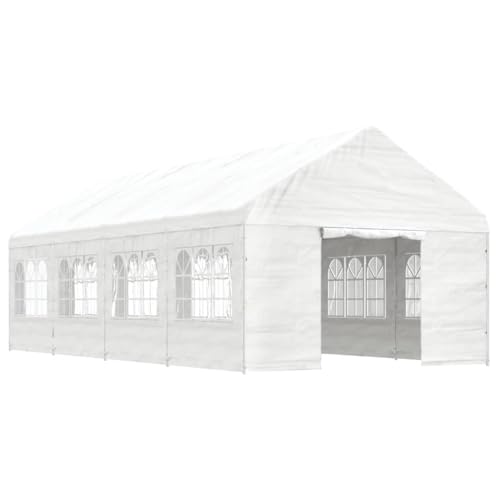 Kangqiling Pavillon mit Dach 8,92 x 4,08 x 3,22 m aus Polyethylen, 3155488 von Generisch