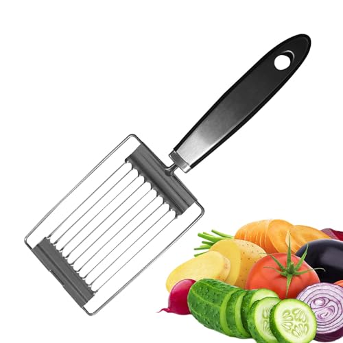 Kartoffelschneider, Schneidemaschine Mit Griff, Tomatenschneider, Schinkenschneidemaschine Aus Edelstahl, Luncheon-Fleischschneider Küchengeräte Kartoffelschneider, Schneidemaschine Mit Griff, Tomatenschneider, Schinkenschneidemaschine Aus Edelstahl, Luncheon-Fleischschneider Küchengeräte von Generisch