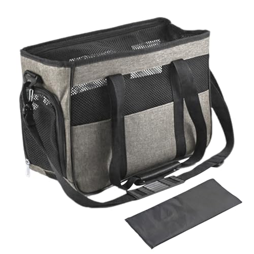 Katzen Transporttasche,Tiertrage Reisesicherheit Tragetasche | Flexible Schultertragetasche Atmungsaktiv Für Spaziergänge Reise Camping Urlaub Ferien Outdoor von Generisch