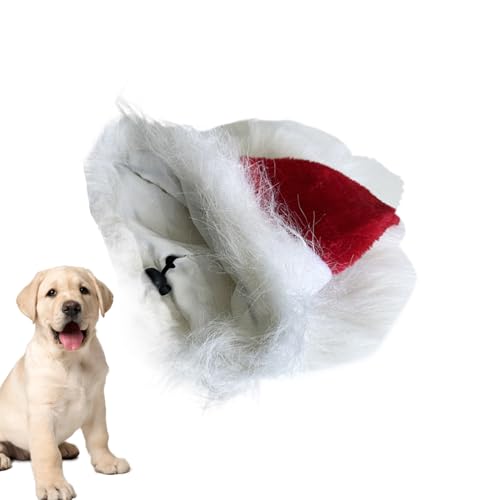 Katzen Weihnachtshut - Hund Christmashut Roter Tierhut,Katzenkleidung Für Kinder Jugendliche Winter Party Familie Freunde Outdoor Festtage von Generisch