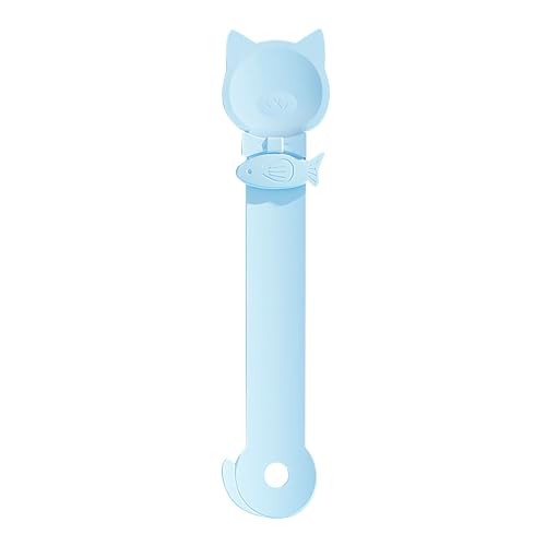 Katzenfutter-Löffel (3er Set) – Praktische Futterlöffel für Nassfutter, Paste & Leckerlis – Robust & leicht zu reinigen (Bunt, 3 Farben) (Violett,+blau,+rosa) von Generisch