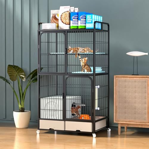 Katzengehege auf Rädern - Geräumiges wetterbeständiges Laufgitter für mehrere Katzen in Hinterhof & Garten Katzengehege auf Rädern - Geräumiges wetterbeständiges Laufgitter für mehrere Katzen in Hinterhof & Garten von Generisch