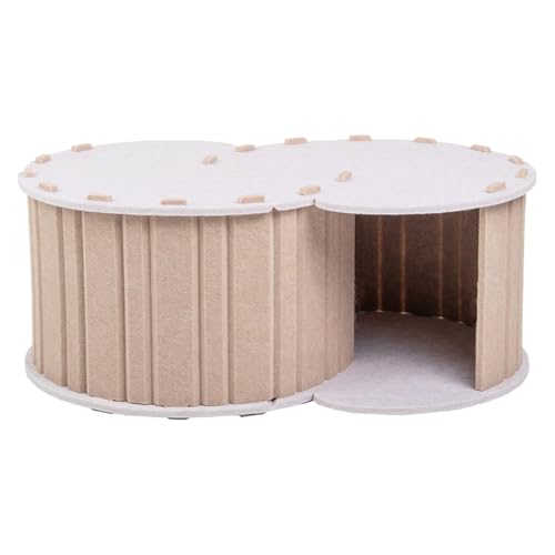 Katzenhöhle Donut - Fell Katzentunnel Donut Spielzeug - Abnehmbares Nest Für Schlafen Ruhe Spiel Kitten Kleine Rassen Kaninchen Nickerchen Katzenhöhle Donut - Fell Katzentunnel Donut Spielzeug - Abnehmbares Nest Für Schlafen Ruhe Spiel Kitten Kleine Rassen Kaninchen Nickerchen von Generisch