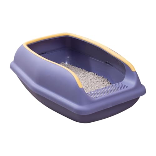 Katzenklo Offen Hoher Rand, Katzenklo Ohne Deckel, Katzenklo Groß, Offenes Katzenklo, Katzentoilette Offen,Cat Litter Box,Katzen Klo, Katzenklo, 38x23x15cm, Lila Katzenklo Offen Hoher Rand, Katzenklo Ohne Deckel, Katzenklo Groß, Offenes Katzenklo, Katzentoilette Offen,Cat Litter Box,Katzen Klo, Katzenklo, 38x23x15cm, Lila von Generisch