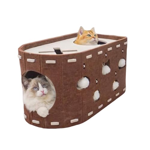 Katzenkratzbrett Haus | Versteck Für Wohnungskatzen,Möbelschutz Kratztraining Versteck Für Innenräume Wohnung Büro Arbeitsplatz Zuhause Schlafzimmer Wohnzimmer Katzenkratzbrett Haus | Versteck Für Wohnungskatzen,Möbelschutz Kratztraining Versteck Für Innenräume Wohnung Büro Arbeitsplatz Zuhause Schlafzimmer Wohnzimmer von Generisch