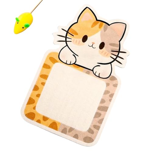 Katzenkratzpad, Kratzbrett Spielzeug, interaktives Haustierzubehör mit selbstklebender Rückseite, Klettermöbelschutz und Bereicherung, ideal für Kätzchen, Langeweile, 620,23 Zoll Katzenkratzpad, Kratzbrett Spielzeug, interaktives Haustierzubehör mit selbstklebender Rückseite, Klettermöbelschutz und Bereicherung, ideal für Kätzchen, Langeweile, 620,23 Zoll von Generisch