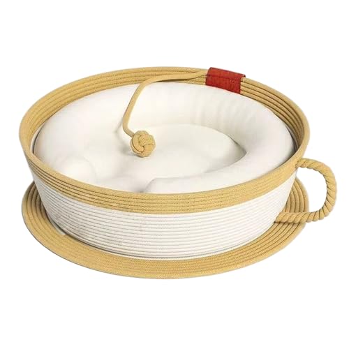 Katzennestbett - Langlebige Kaffeetasse Formkorbpolstermatte | Baumwollseil Gewebt Warm Warmes Haustierbett Sichere Design Für Schreibtisch Fensterauto -Stuhl Couch Tisch Haus Weihnachten Winterspiel Katzennestbett - Langlebige Kaffeetasse Formkorbpolstermatte | Baumwollseil Gewebt Warm Warmes Haustierbett Sichere Design Für Schreibtisch Fensterauto -Stuhl Couch Tisch Haus Weihnachten Winterspiel von Generisch
