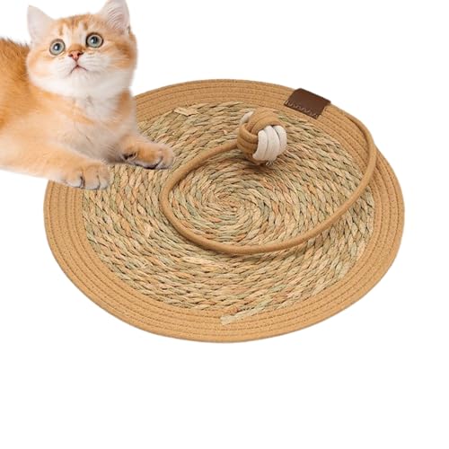 Katzenscratch Teppich | Kratzmatte Für Katzen,Möbelschutz Mit Ball Spielzeug Für Ecken Boden Indoor | Interaktives Spielen Für Innenräume Katzenscratch Teppich | Kratzmatte Für Katzen,Möbelschutz Mit Ball Spielzeug Für Ecken Boden Indoor | Interaktives Spielen Für Innenräume von Generisch