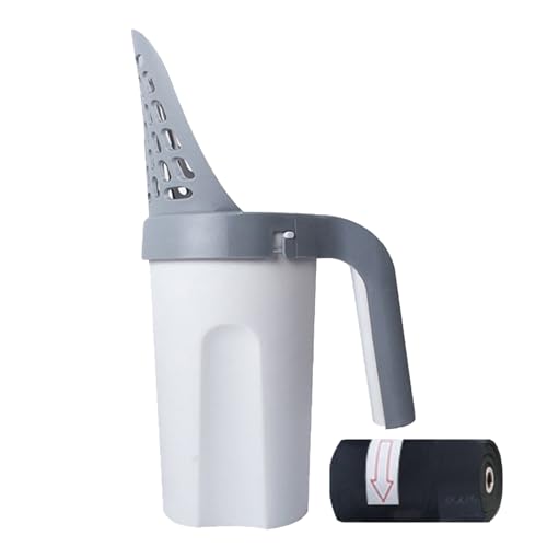 Katzenstreu Scooper - Kätzchen Poop Scoop | Nicht-STICK-Katzenstreu Scooper | Kätzchen Poôp Schaufel Schaufel mit Müllsack für Lîtter Box | Poop scoôp | Berührungslose Katzen Lîtter Box Scoôp mit Stän Katzenstreu Scooper - Kätzchen Poop Scoop | Nicht-STICK-Katzenstreu Scooper | Kätzchen Poôp Schaufel Schaufel mit Müllsack für Lîtter Box | Poop scoôp | Berührungslose Katzen Lîtter Box Scoôp mit Stän von Generisch