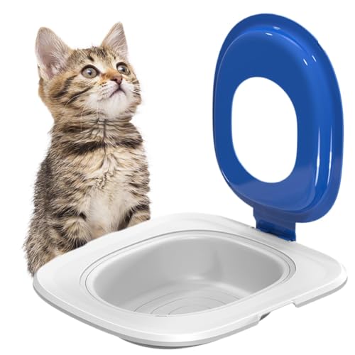 Katzentoiletten Trainingsset Katzen WC-Sitz Toiletten Training System | Wiederverwendbare Katzentoilette Trainingssystem, Um Ihrer Katze Das Toilettengang Beizubringen Katzentoiletten Trainingsset Katzen WC-Sitz Toiletten Training System | Wiederverwendbare Katzentoilette Trainingssystem, Um Ihrer Katze Das Toilettengang Beizubringen von Generisch