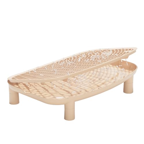 Katzentreppe für Katzentoilette – Katzentoilette Fänger Box Doppellagiger Hocker – Kätzchen-Pedal Step Storage Trapper Katzentoiletten-Kollektion für Zuhause, Balkon, Arbeitszimmer, Schlafzimmer von Generisch