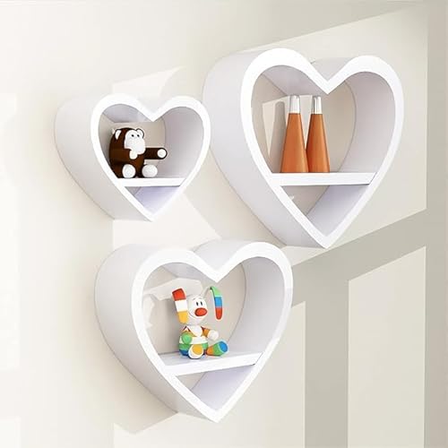 Kawaii Schweberegale in Herzform – Holz-Wandregal für niedliche Raumdekoration, kleines Aufbewahrungsregal für Schlafzimmer, Wohnzimmer, Kinderzimmer – charmantes, funktionales Akzentstück Kawaii Schweberegale in Herzform – Holz-Wandregal für niedliche Raumdekoration, kleines Aufbewahrungsregal für Schlafzimmer, Wohnzimmer, Kinderzimmer – charmantes, funktionales Akzentstück von Generisch