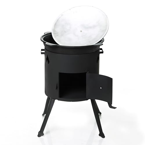 Kazan-Ofen, Utschak, Utschak mit Kasan, Utschak Kasan Ofen, Kazan 12l, учаг, казан, kazan 12l set komplett, Kazan Topf von Generisch