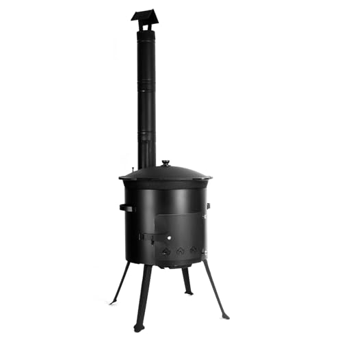 Kazan-Ofen, Utschak, Utschak mit Kasan, Utschak Kasan Ofen, Kazan 16l, учаг, казан, kazan 16l set komplett, Kazan Topf von Generisch