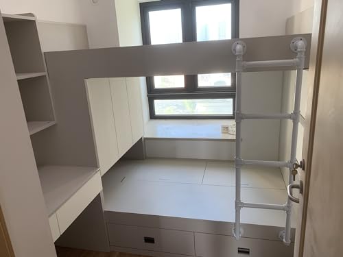 Kellerfenster Fluchtleiter für Dachboden, Wohnmobil, Etagenbetten im Industrie-Stil, Hochbettleiter Kellerfenster Fluchtleiter für Dachboden, Wohnmobil, Etagenbetten im Industrie-Stil, Hochbettleiter von Generisch