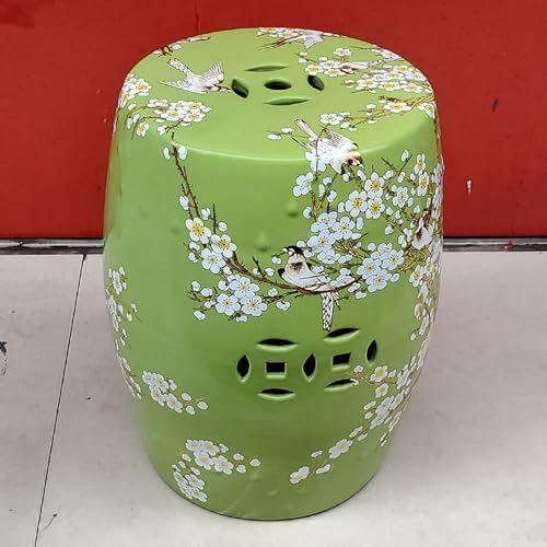 Keramik-Gartenhocker, elegantes chinesisches Trommeldesign, strapazierfähiger, runder Sitz für Innen- und Außendekoration Keramik-Gartenhocker, elegantes chinesisches Trommeldesign, strapazierfähiger, runder Sitz für Innen- und Außendekoration von Generisch