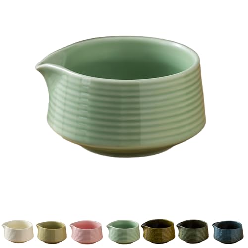 Keramik Matcha Schale 500ML–Traditionelle Japanische Chawan mit Ausgießer & Glänzender Glasur–Handgefertigt für Authentische Teezeremonie & Matcha Latte–Geschenk für Matcha Liebhaber (Türkis) von Generisch