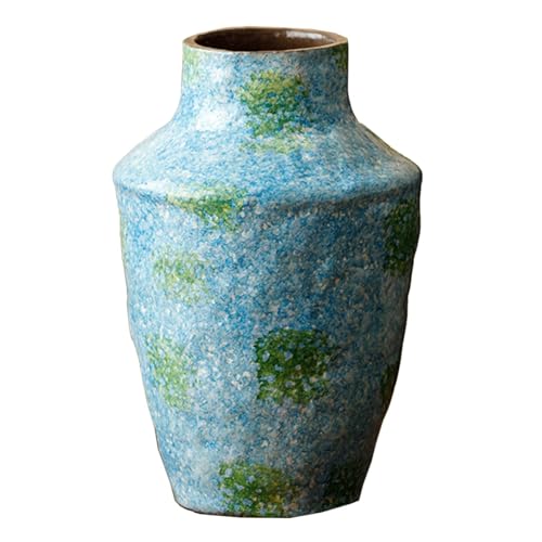 Keramikvase - Moderner abstrakter geometrischer dekorativer Blumentopf für Wohnzimmer und Heimdekoration, perfekt für Eingänge und TV-Schränke Keramikvase - Moderner abstrakter geometrischer dekorativer Blumentopf für Wohnzimmer und Heimdekoration, perfekt für Eingänge und TV-Schränke von Generisch