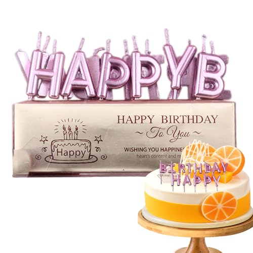Kerze mit goldenem Buchstaben, Kerzen mit Buchstaben für Kuchen | Topper für Kuchen Buchstaben | Feiern Kerzen Buchstaben Spezielles Design gesunder Buchstaben für die Feier zum Jubiläum von Generisch