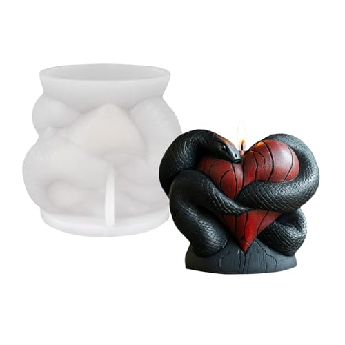 Kerzen Silikonform | Schlangenform Kerzen Silikonform | Einfache Entformung Bastelbedarf Für Kunsthandwerk Kerzen Silikonform | Schlangenform Kerzen Silikonform | Einfache Entformung Bastelbedarf Für Kunsthandwerk von Generisch