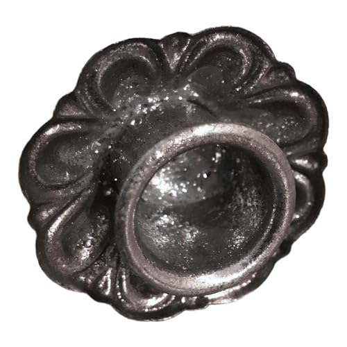 Kerzenhalter Kerzenständer für Flaschen Silber Blütenform 2er Set Kerzenhalter Kerzenständer für Flaschen Silber Blütenform 2er Set von Generisch