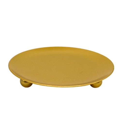 Kerzenhalter aus Metall, Eisen, Stumpenkerzen, Kerzenhalter, für Hochzeit, Beten, Zuhause, Party, Dekoration (7 cm, Gold) von Generisch
