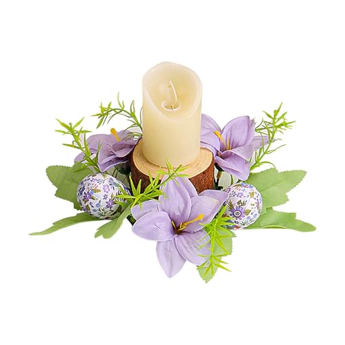Kerzenring Ostern Künstliche Ostereier Kerzenkranz Osterdeko Kerzenringe Für Stabkerzen Frühling Ostern Tischdeko Kerzenring Ostern Künstliche Ostereier Kerzenkranz Osterdeko Kerzenringe Für Stabkerzen Frühling Ostern Tischdeko von Generisch