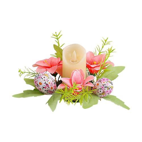 Kerzenring Ostern Künstliche Ostereier Kerzenkranz Osterdeko Kerzenringe Für Stabkerzen Frühling Ostern Tischdeko Kerzenring Ostern Künstliche Ostereier Kerzenkranz Osterdeko Kerzenringe Für Stabkerzen Frühling Ostern Tischdeko von Generisch