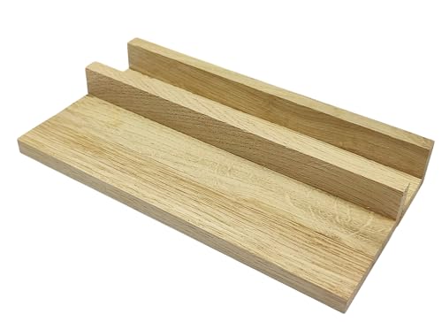 Kerzenverpackung Holz Rohlinge Eschenholz für Stabkerzen-Klötzchen viele Variationen (Esche 1er-2fach offen) von Generisch