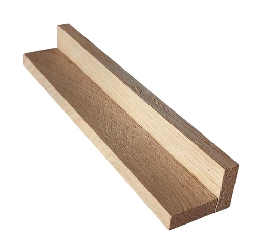 Kerzenverpackung Holz Rohlinge für Stabkerzen Geschenke Klötzchen (1-Seite offen) von Generisch