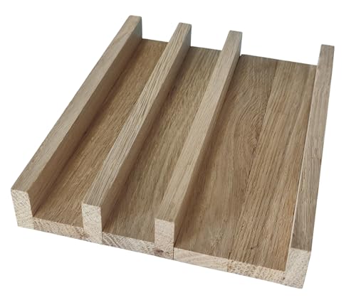 Kerzenverpackung Holz Rohlinge für Stabkerzen Geschenke Klötzchen (2er-2fach) von Generisch