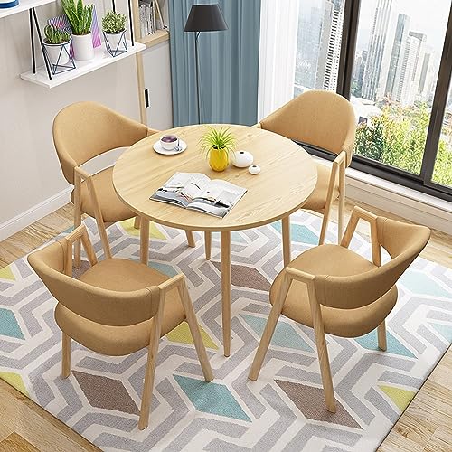 Khaki Couchtisch und Stuhl Set, Runde Möbel für Empfang, Tee- & Dessertläden, Ideal für Verhandlungsräume, Stilvoller Esstisch & Stühle für Restaurants Khaki Couchtisch und Stuhl Set, Runde Möbel für Empfang, Tee- & Dessertläden, Ideal für Verhandlungsräume, Stilvoller Esstisch & Stühle für Restaurants von Generisch