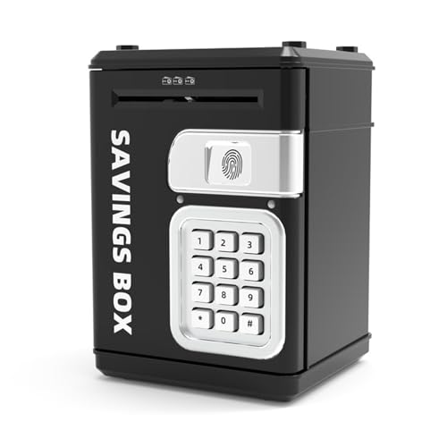 Kids Safe - Portable Bank Safe | Mini Locker Small Saving Storage Box | Elektronisches Geld Spar-Score mit Passwort für junge Leute Attrappe für Finanzpädagogik College School Kids Safe - Portable Bank Safe | Mini Locker Small Saving Storage Box | Elektronisches Geld Spar-Score mit Passwort für junge Leute Attrappe für Finanzpädagogik College School von Generisch