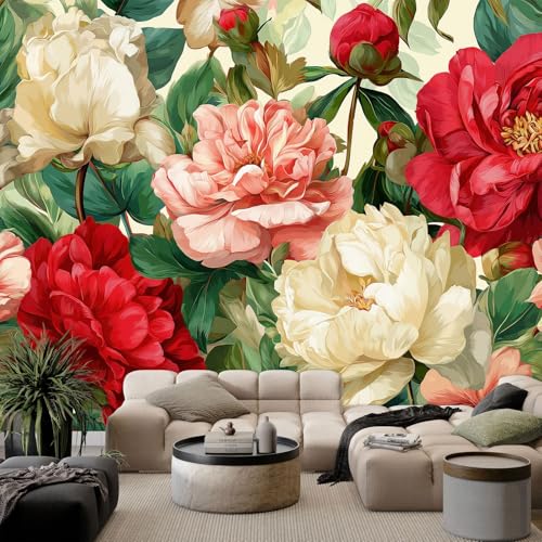 Kind Vlies Fototapete Bunt 300 x 210 cm – Blumen Aquarell Pastoral Romantisch – Umweltfreundlich Wandtapete Wanddeko fürs Kinderzimmer Wohnzimmer Schlafzimmer – Schalldämmend & Abwaschbar Kind Vlies Fototapete Bunt 300 x 210 cm – Blumen Aquarell Pastoral Romantisch – Umweltfreundlich Wandtapete Wanddeko fürs Kinderzimmer Wohnzimmer Schlafzimmer – Schalldämmend & Abwaschbar von Generisch