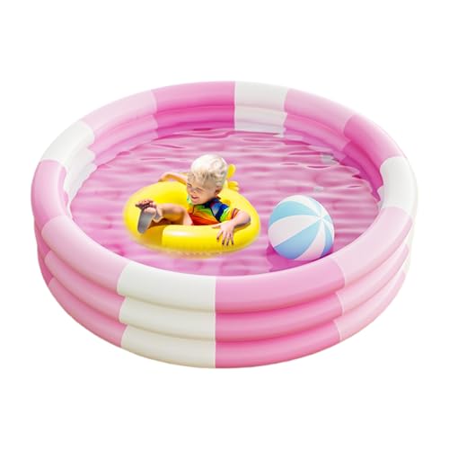Kinder Aufblasbarer Pool,Aufblasbarer Familienpool - Verdickte Wasserliege Spielzeug Für Familienspaß Drinnen Terrasse Garten Camping Badeplatz Zu Hause von Generisch