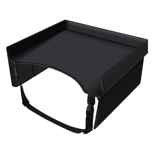 Kinder Autotablett | Kinder Reisetisch Auto Flugzeug Tablett Mit Taschen 40x32x20cm Verstellbare Gurte Faltbar Polyester Schaumstoff Für Malen Snacks Tablet Halterung von Generisch