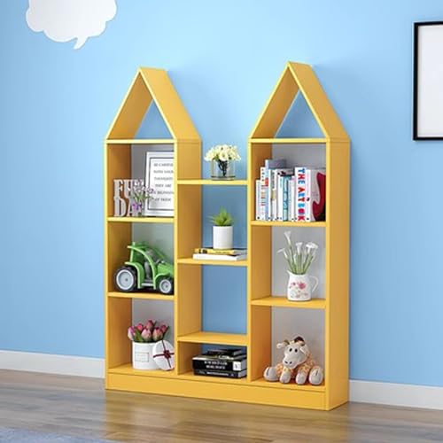 Kinder-Bücherregal Holz, Bücherregal für Kinderzimmer, Bibliothek, Klassenzimmer - Kombination möglich für Kinderzimmer von Generisch