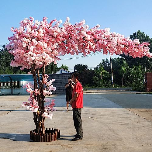 Kirschblütenbaum, atemberaubende künstliche Pfirsichblüten, Simulationsbaum, realistische künstliche Blumen für Gartendekoration Kirschblütenbaum, atemberaubende künstliche Pfirsichblüten, Simulationsbaum, realistische künstliche Blumen für Gartendekoration von Generisch