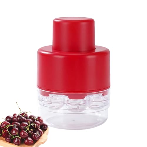 Kirschkernentferner | Tragbarer Steinlöser Kirschen Entsteiner - Obst Entkerner mit Spritzschutz und Schnellentnahme Küchenhelfer für den Haushalt Kirschkernentferner | Tragbarer Steinlöser Kirschen Entsteiner - Obst Entkerner mit Spritzschutz und Schnellentnahme Küchenhelfer für den Haushalt von Generisch