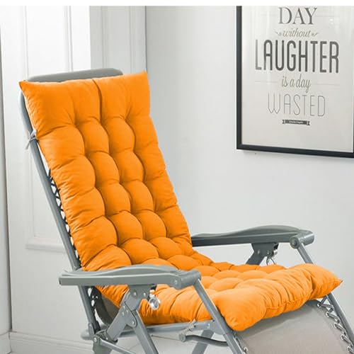 Kissen für Gartenliege, weich und bequem, einfarbig, mit Bändern, für den Innen- und Außenbereich, perfekt für Sofa, Schaukelstuhl, 100 x 45 cm Kissen für Gartenliege, weich und bequem, einfarbig, mit Bändern, für den Innen- und Außenbereich, perfekt für Sofa, Schaukelstuhl, 100 x 45 cm von Generisch