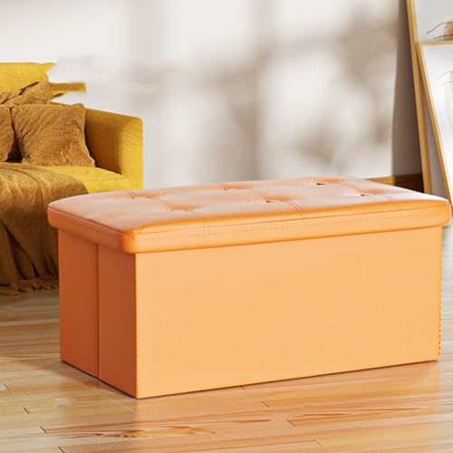 Klappbare Ottoman-Bank mit abnehmbarem Mülleimer, platzsparender Sitz für Wohnzimmer, Schlafzimmer oder Wohnheim Klappbare Ottoman-Bank mit abnehmbarem Mülleimer, platzsparender Sitz für Wohnzimmer, Schlafzimmer oder Wohnheim von Generisch
